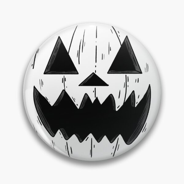 Item preview, scary pumpkin face halloween light mode designed and sold by felric.