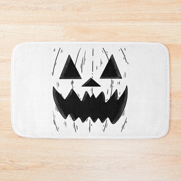 Item preview, scary pumpkin face halloween light mode designed and sold by felric.