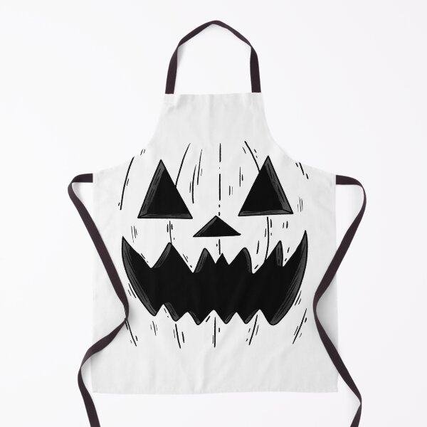 Item preview, scary pumpkin face halloween light mode designed and sold by felric.