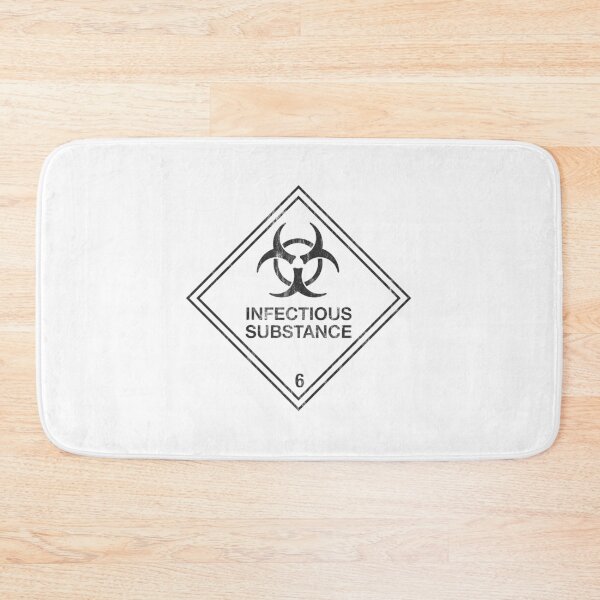 Item preview, Infectious Substance warning (distressed) designed and sold by n0l4n.