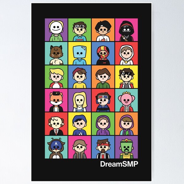 Item preview, DreamSMP Players designed and sold by designsbyaidan.