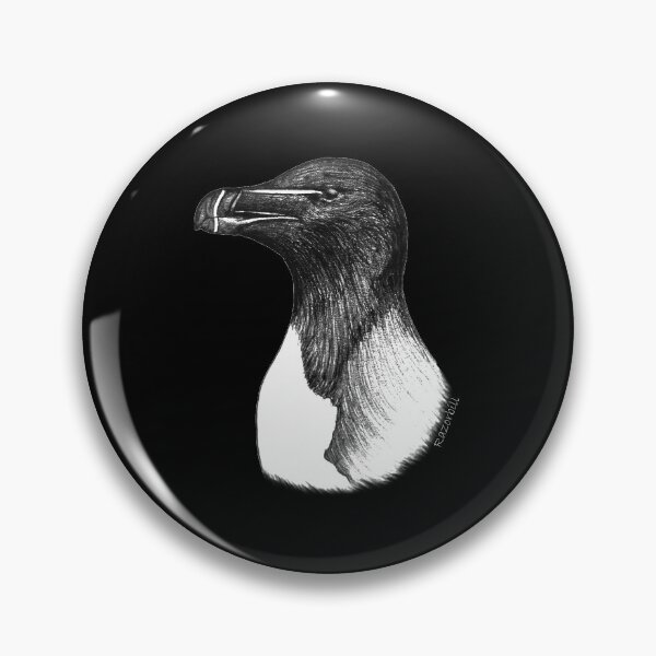 Item preview, Razorbill (Alca torda) - black designed and sold by Michaela Berdougo.