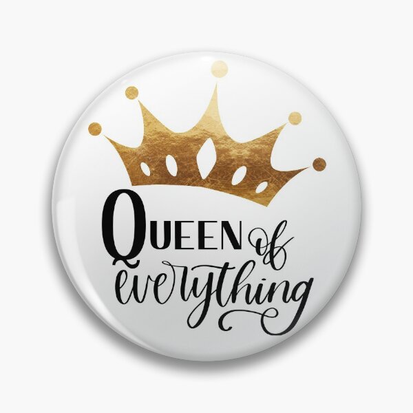 Item preview, Queen of Everything typography art designed and sold by Glimmersmith.