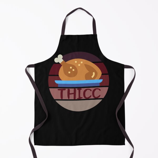 Item preview, Thicc Thick Turkey Thanksgiving Funny Retro Sunset Style designed and sold by RKSDesigns.