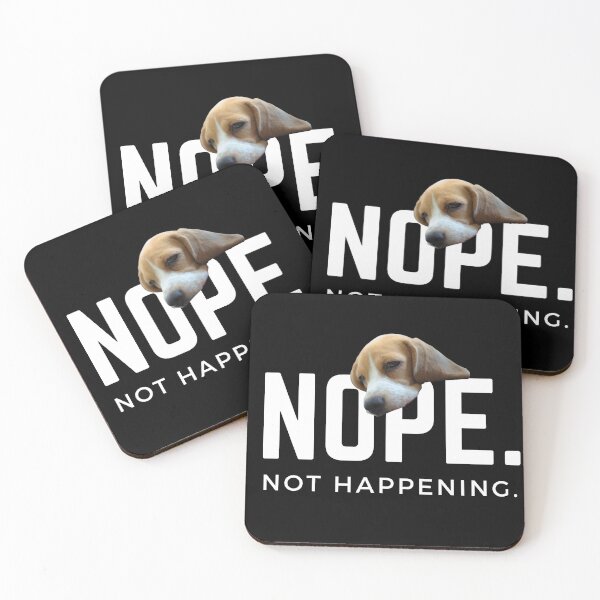 Item preview, Nope. Not happening. (Sleepy Beagle) designed and sold by JellyBeenzz.