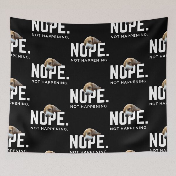 Item preview, Nope. Not happening. (Sleepy Beagle) designed and sold by JellyBeenzz.