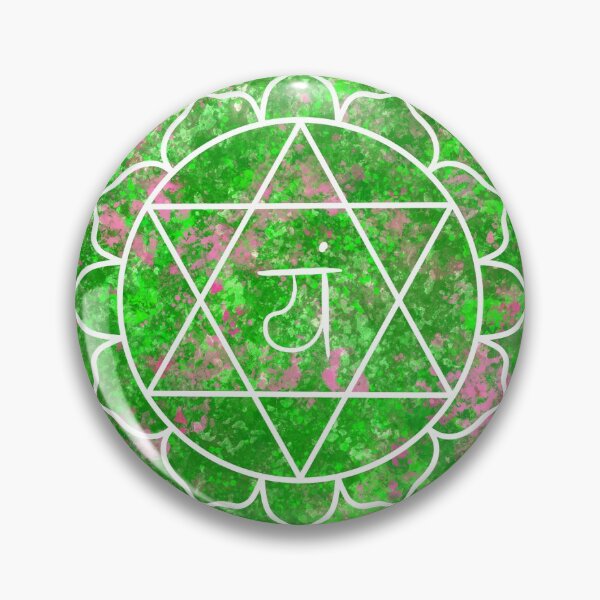 Item preview, Heart Chakra Meditation Symbol designed and sold by The-Mystic-Cat.