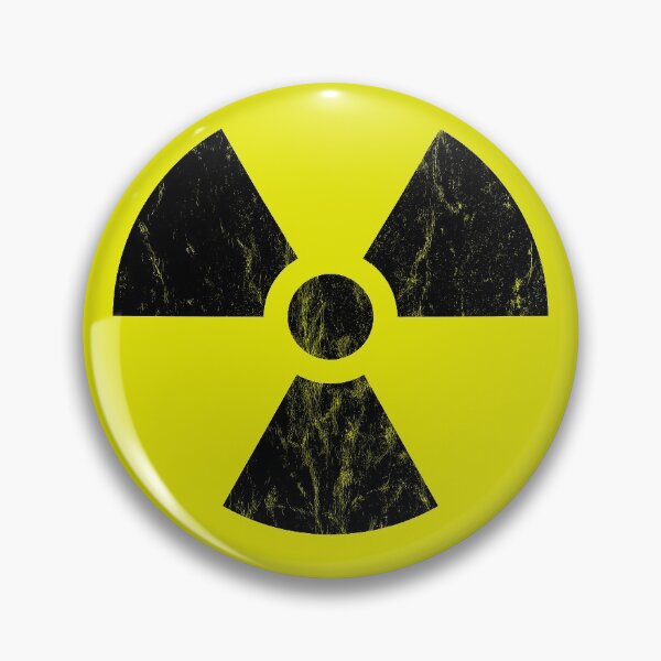 Item preview, Radioactive warning (distressed) designed and sold by n0l4n.