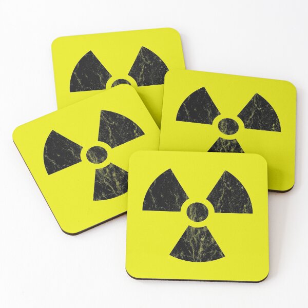 Item preview, Radioactive warning (distressed) designed and sold by n0l4n.