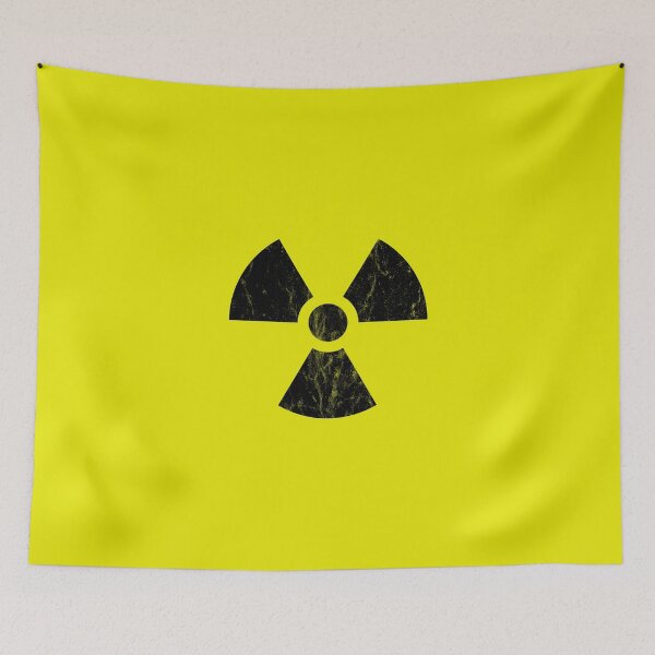 Item preview, Radioactive warning (distressed) designed and sold by n0l4n.