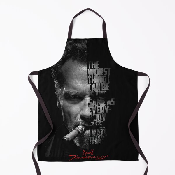 Item preview, Black and white Arnold Schwarzenegger inspirational quote. designed and sold by Enea Kelo.