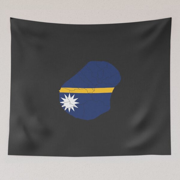 Item preview, Nauru Flag Map with regions designed and sold by Alo.