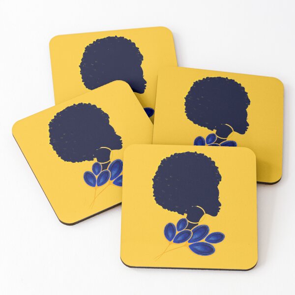 Item preview, postcard african women in colors decor elements vibrant drawings africa	 designed and sold by IriSev.