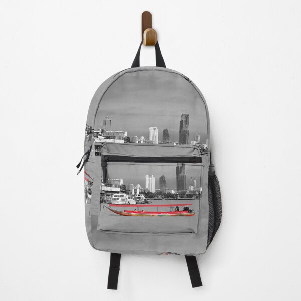 Item preview, Barge on the Chao Phraya River designed and sold by SkatingGirl.