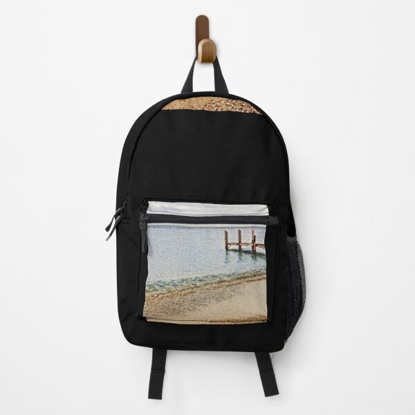 Item preview, Lake Michigan Dock on a Quiet Day designed and sold by Figglywig Art Studios.
