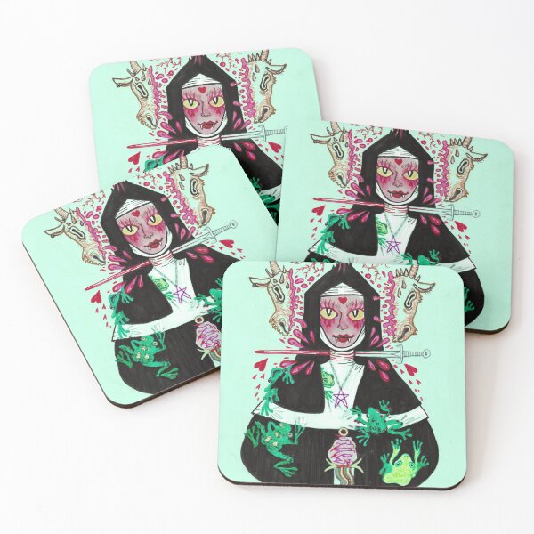 Item preview, Demonic Possessed Nun  designed and sold by sadnettles.