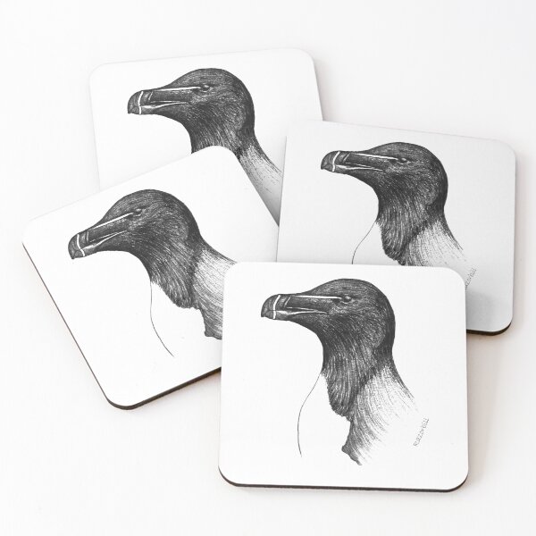 Item preview, Razorbill (Alca torda) - white designed and sold by Michaela Berdougo.