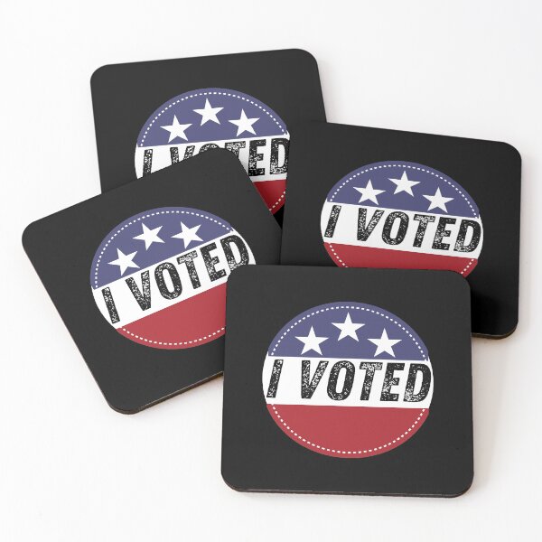 Item preview, I Voted 2020 elections biden kamala trump pence ballot designed and sold by RKSDesigns.