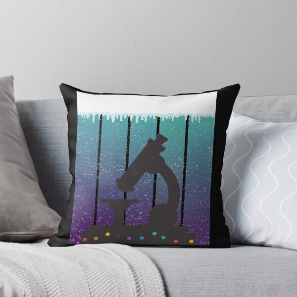Item preview, SNOW ICE BLUE SUNSET GRUNGE with CHRISTMAS MICROSCOPE MEDICAL LABORATORY SCIENTIST designed and sold by Hippiesole.