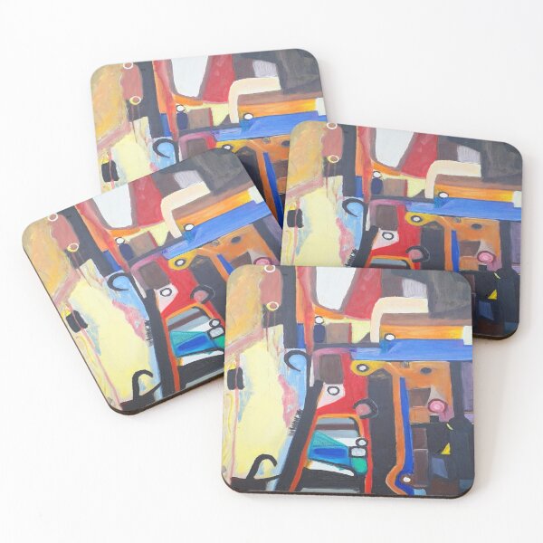 Item preview, Formes Colorees, a colorful abstract art designed and sold by Art With Impact – Statement Art & Apparel for Deep Thinkers.