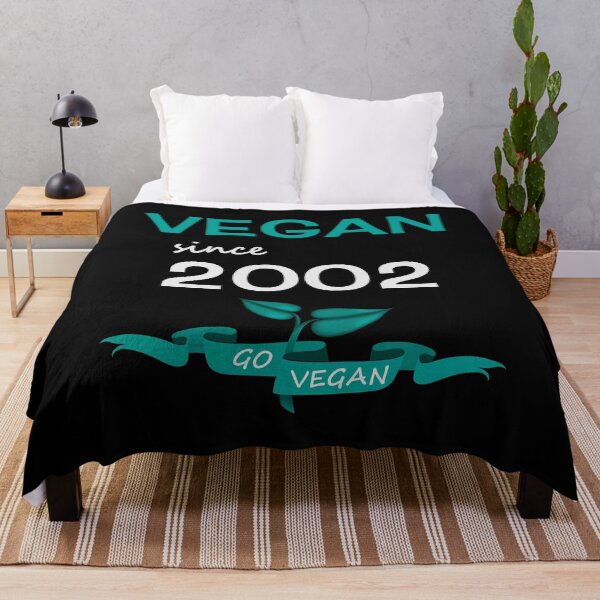 Item preview, Vegan Since 2002, Go Vegan designed and sold by FalkDania.