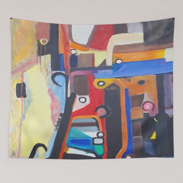 Item preview, Formes Colorees, a colorful abstract art designed and sold by Art With Impact – Statement Art & Apparel for Deep Thinkers.