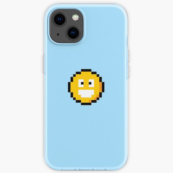 Pixel Smiley iPhone Soft Case