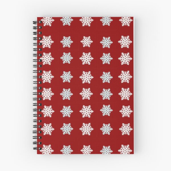 Item preview, Patrón de copos de nieve en rojo designed and sold by Oceanwaves-06.