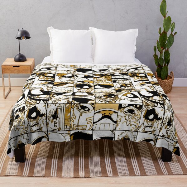 Fat gum- collage color version Throw Blanket