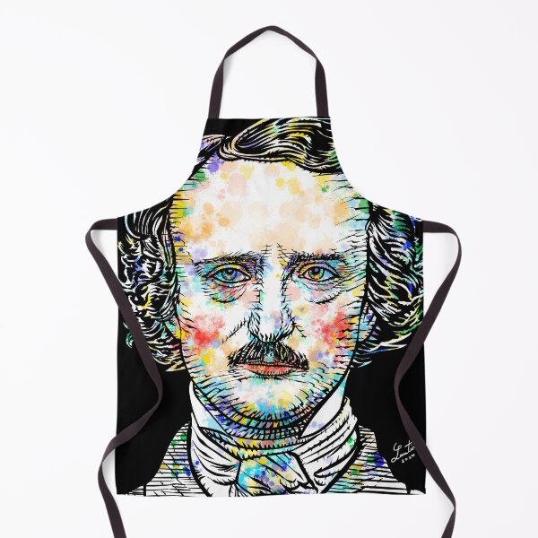 Item preview, EDGAR ALLAN POE watercolor and portrait designed and sold by lautir.