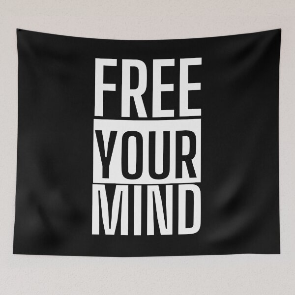 Item preview, Free your mind Mental health quotes designed and sold by OneTimeEngineer.