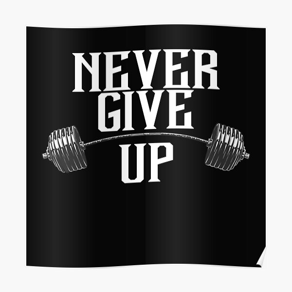 Fitness Slogan Posters Redbubble