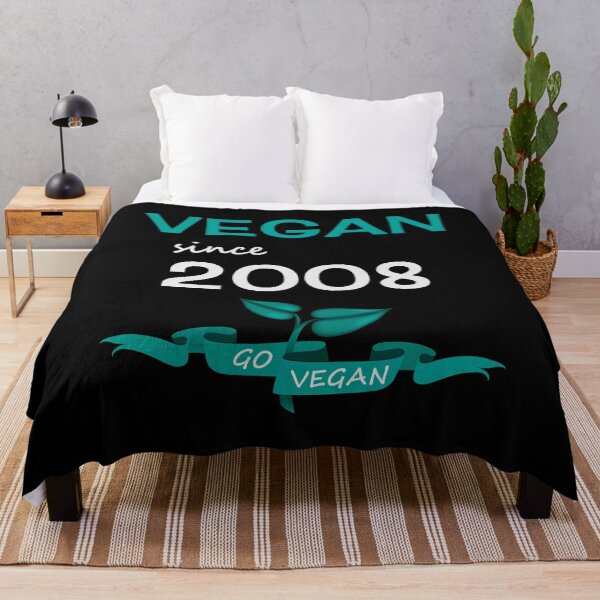 Item preview, Vegan Since 2008, Go Vegan designed and sold by FalkDania.