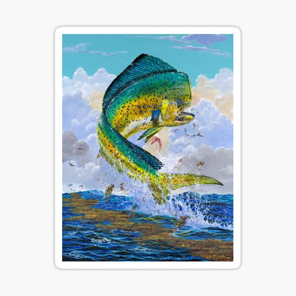 Mahi Hook Up Sticker