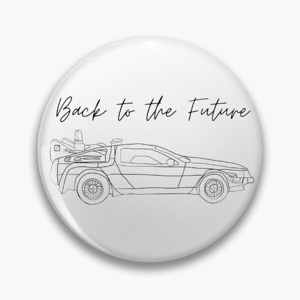 Item preview, Back to the future delorian minimalist designed and sold by LannisterOnMars.