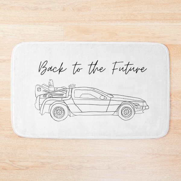 Item preview, Back to the future delorian minimalist designed and sold by LannisterOnMars.