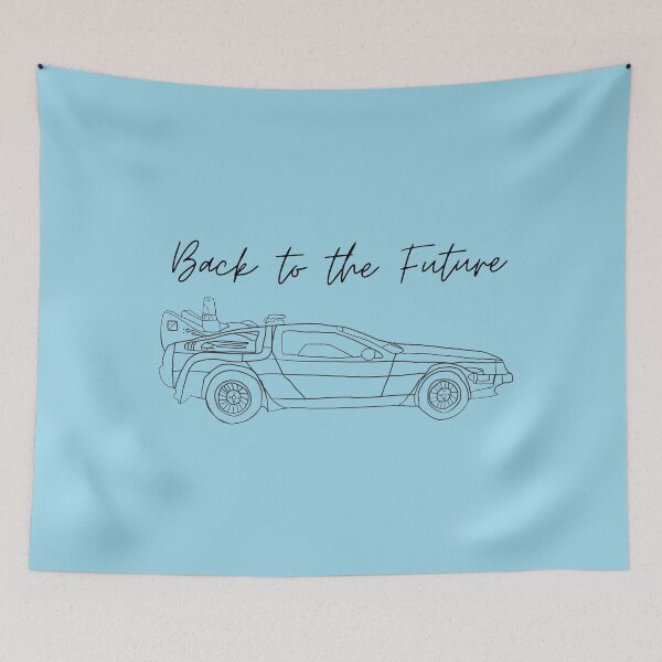 Item preview, Back to the future delorian minimalist designed and sold by LannisterOnMars.