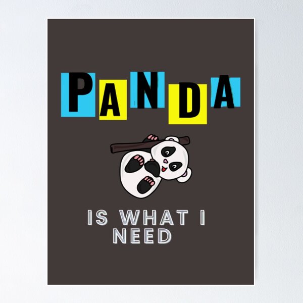 Item preview, panda es lo que necesito! designed and sold by Blue  Dragon.