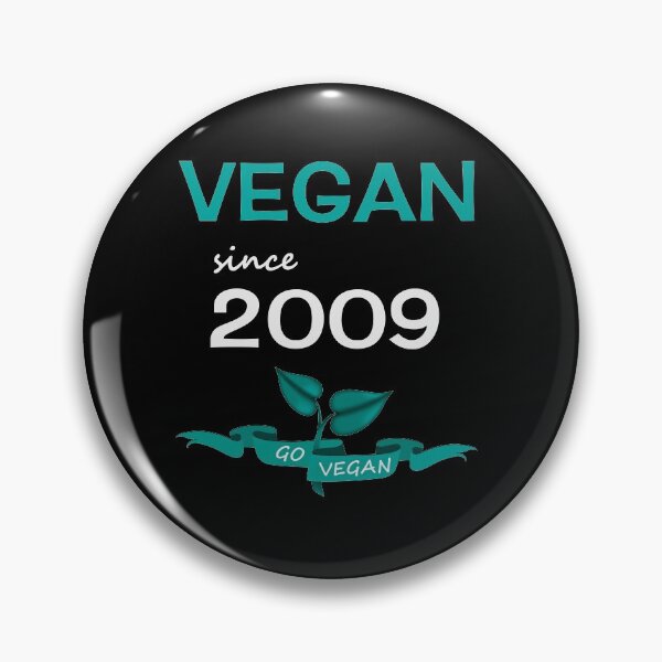 Item preview, Vegan Since 2009, Go Vegan designed and sold by FalkDania.