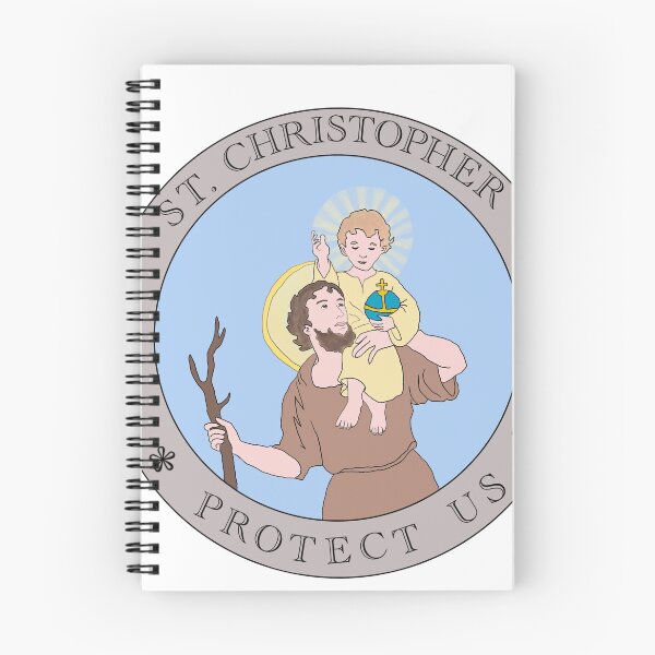 Item preview, St Christopher protecting travelers  designed and sold by Aloha Saints.