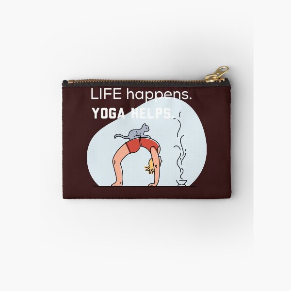 Item preview, Life Happens Yoga Helps designed and sold by Ayurveda Fun Store.