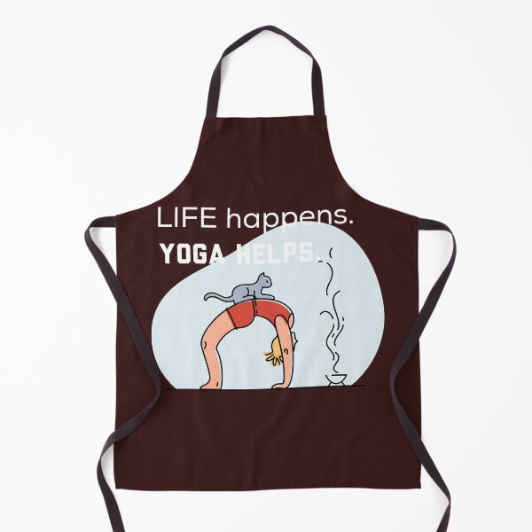 Item preview, Life Happens Yoga Helps designed and sold by Ayurveda Fun Store.