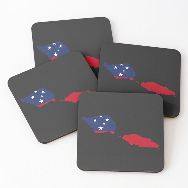 Item preview, Samoa Flag Map with regions designed and sold by Alo.