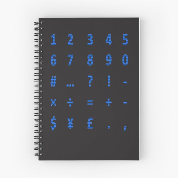 Item preview, numbers and symbols dark blue stripes designed and sold by ZiphGames.