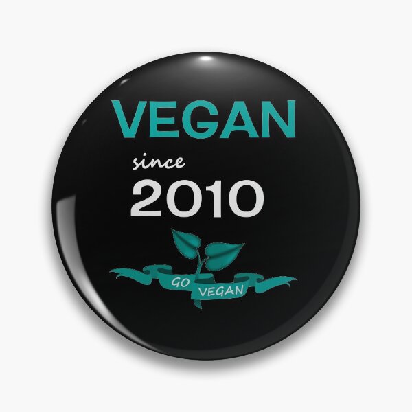 Item preview, Vegan Since 2010, Go Vegan designed and sold by FalkDania.