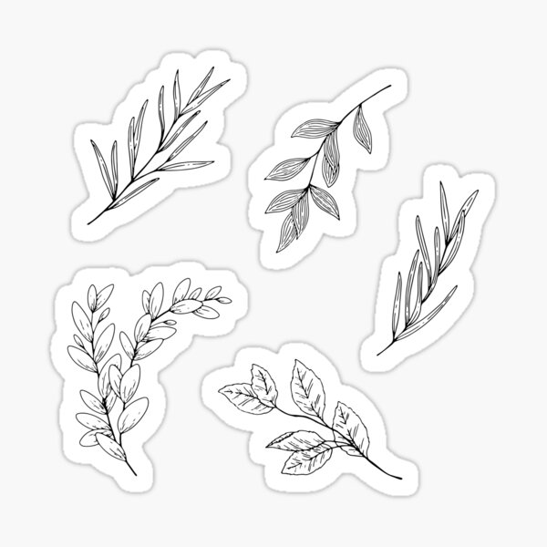 black and white aesthetic stickers redbubble