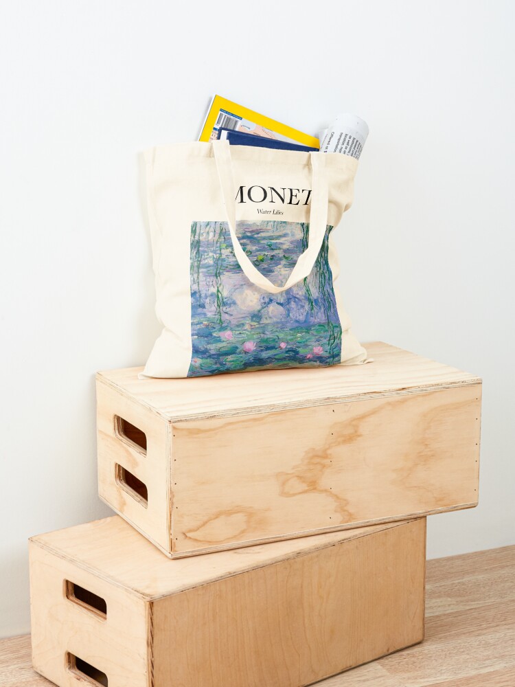 Claude Monet Water Lilies Tote Bag, Aesthetic Tote Bag, Art Tote Bag Gift,  Custom Monet Gift Bag, Monet Tote Bag, Artsy Tote Bag, Monet Lili - Slyarts