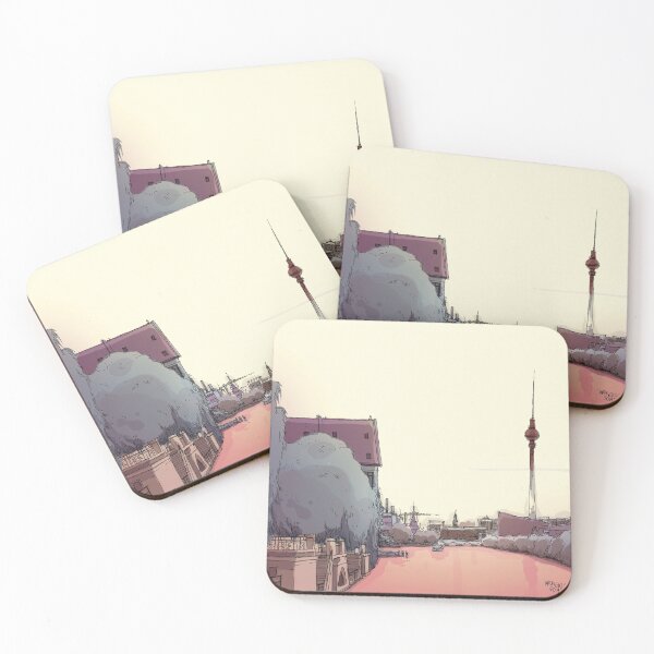 Item preview, Berlin TV Tower Illustration Comic Style  designed and sold by Alberto Madrigal.