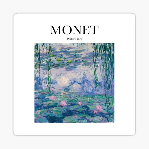 Monet - Water Lilies Sticker