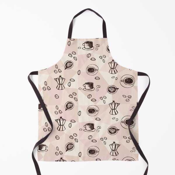 Item preview, Kaffeinfix coffee pattern (triangles) designed and sold by frangipaniarts.